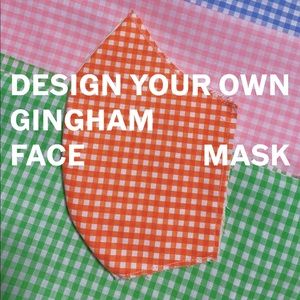 DESIGN YOUR OWN GINGHAM FACE MASK